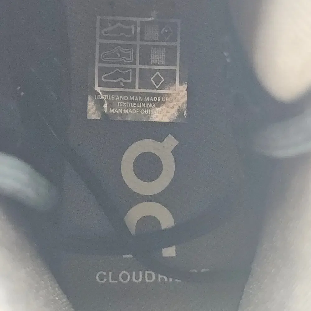 NEW On Running Cloudridge Sneaker Hiking Boot Eclipse Black Mens 7.5 W 9.5